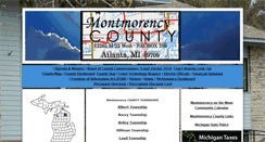 Desktop Screenshot of montmorencycountymichigan.us
